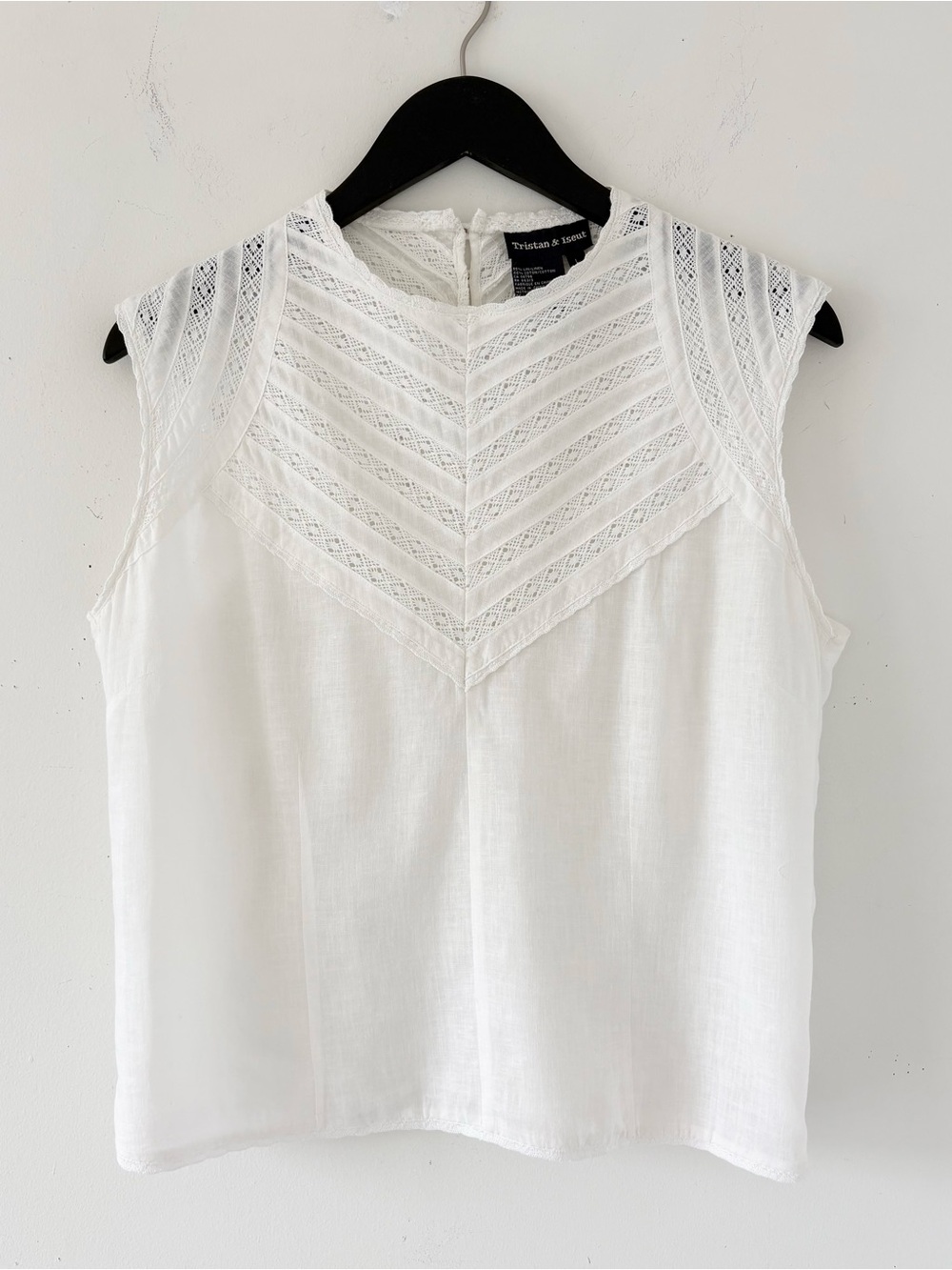 Y2K Tristan & Iseut Boho Romantic Sleeveless Blouse